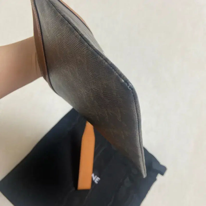 [BUNJANG] Celine Triomphe Canvas Pouch Clutch / 셀린느 트리오페 캔버스 파우치 클러치