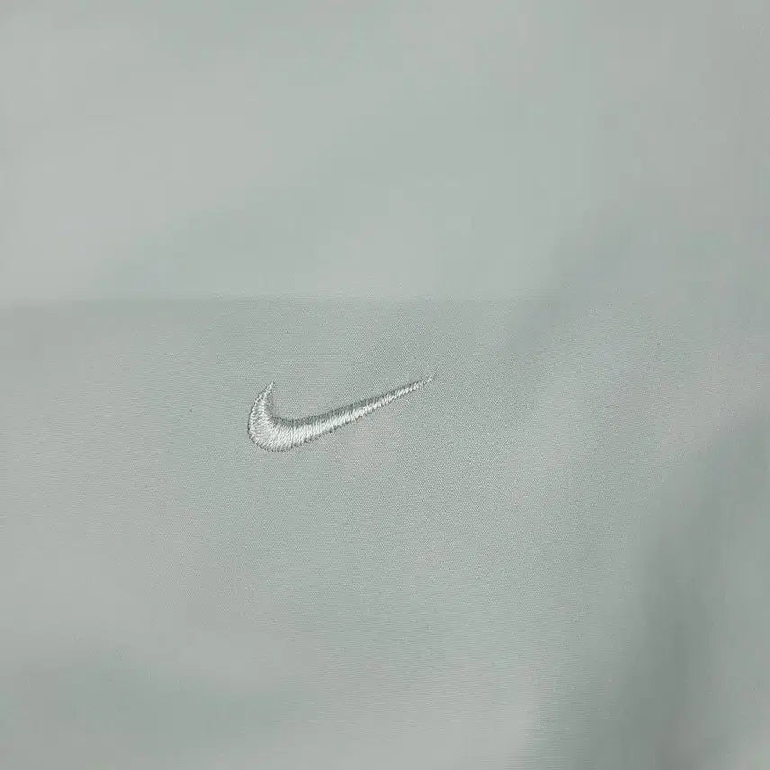 [BUNJANG] Nike Golf Half-Zip Fleece Sweatshirt / 나이키 골프 00s 라이트그레이 화이트 스우시 로고 하프집업 반집업 기모