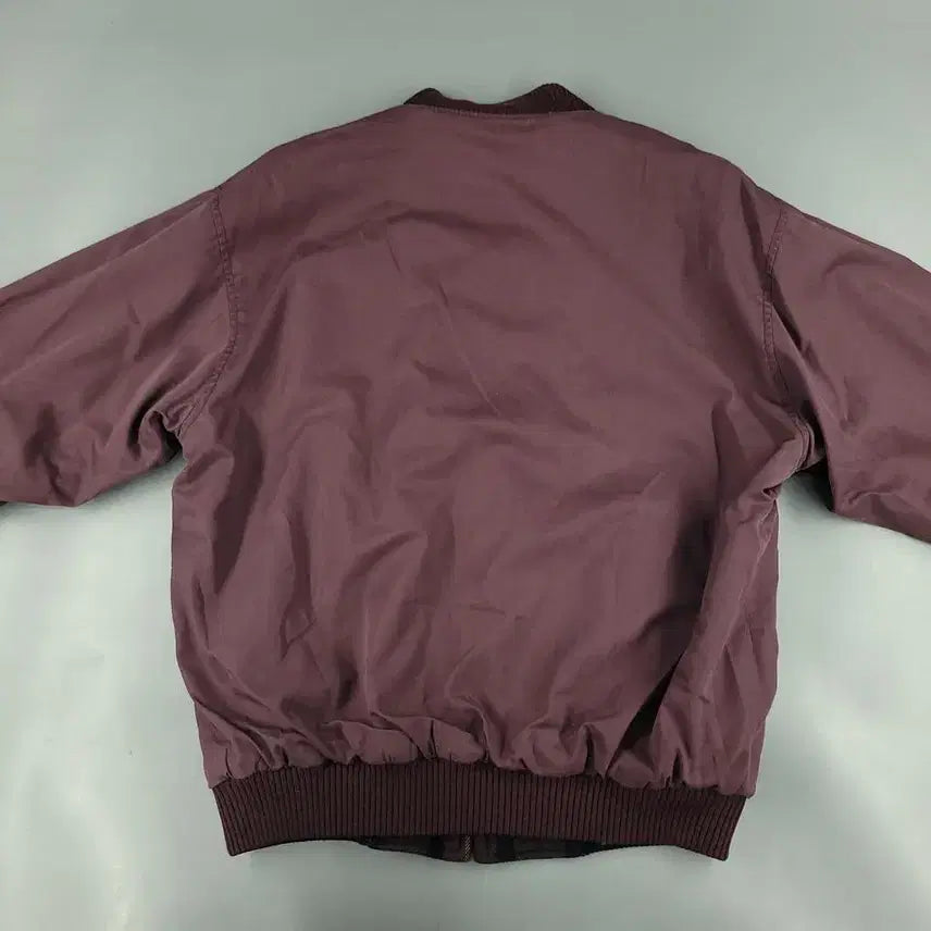 [SOLD OUT] 라코스테 서광 90s 퍼플톤 멀티컬러 스트라이프 리버시블 크록패치 울블렌