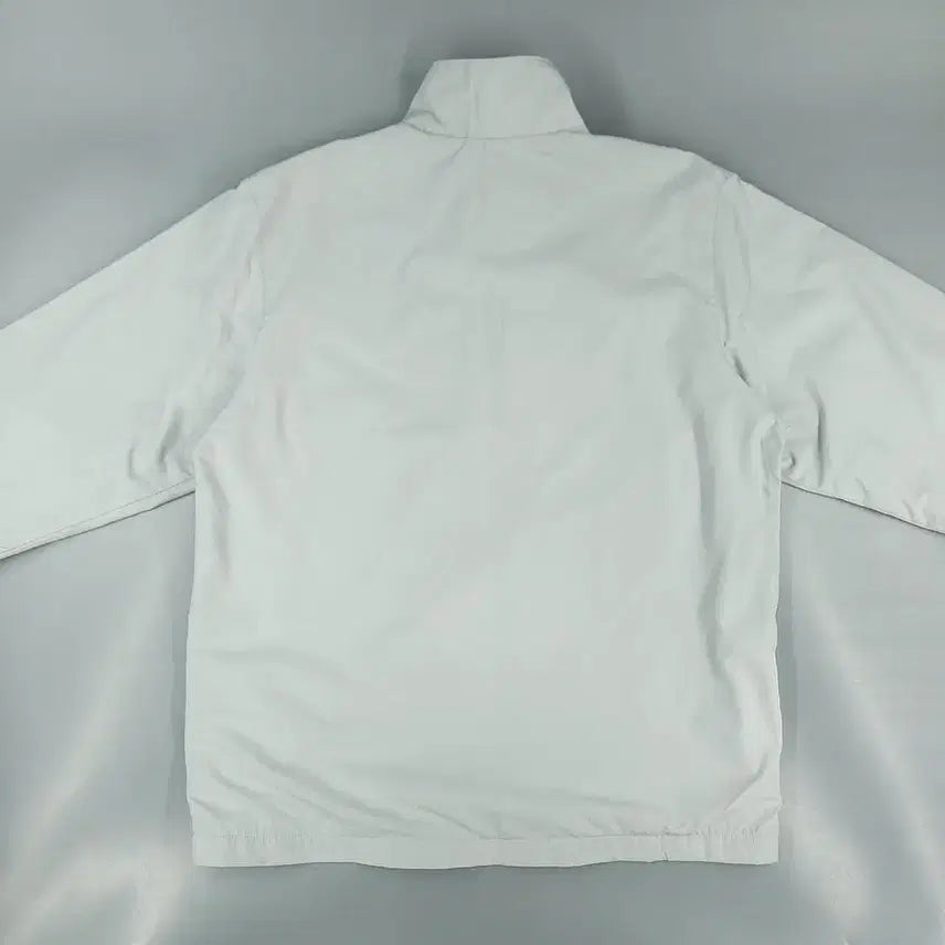 [BUNJANG] Nike Golf Half-Zip Fleece Sweatshirt / 나이키 골프 00s 라이트그레이 화이트 스우시 로고 하프집업 반집업 기모