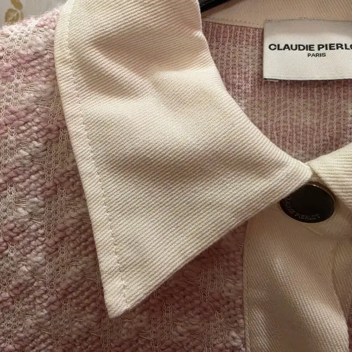 [BUNJANG] CLAUDIE PIERLOT Pink Tweed Jacket (Size 55) / 7/23 끌로디피에르(CLAUDIE PIERLOT)핑크 트위드 자켓 55