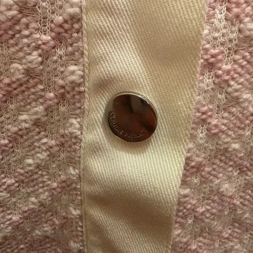 [BUNJANG] CLAUDIE PIERLOT Pink Tweed Jacket (Size 55) / 7/23 끌로디피에르(CLAUDIE PIERLOT)핑크 트위드 자켓 55