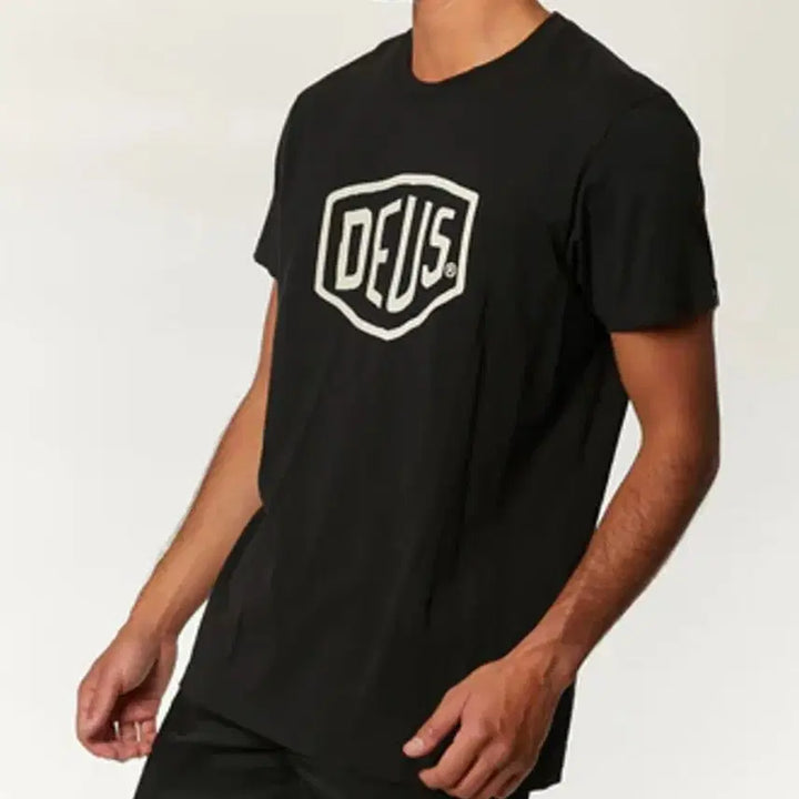 [BUNJANG] Deus Ex Machina Shield Short Sleeve T-shirt Black / [XXXL]데우스 엑스 마키나 쉴드 반팔 티셔츠 블랙
