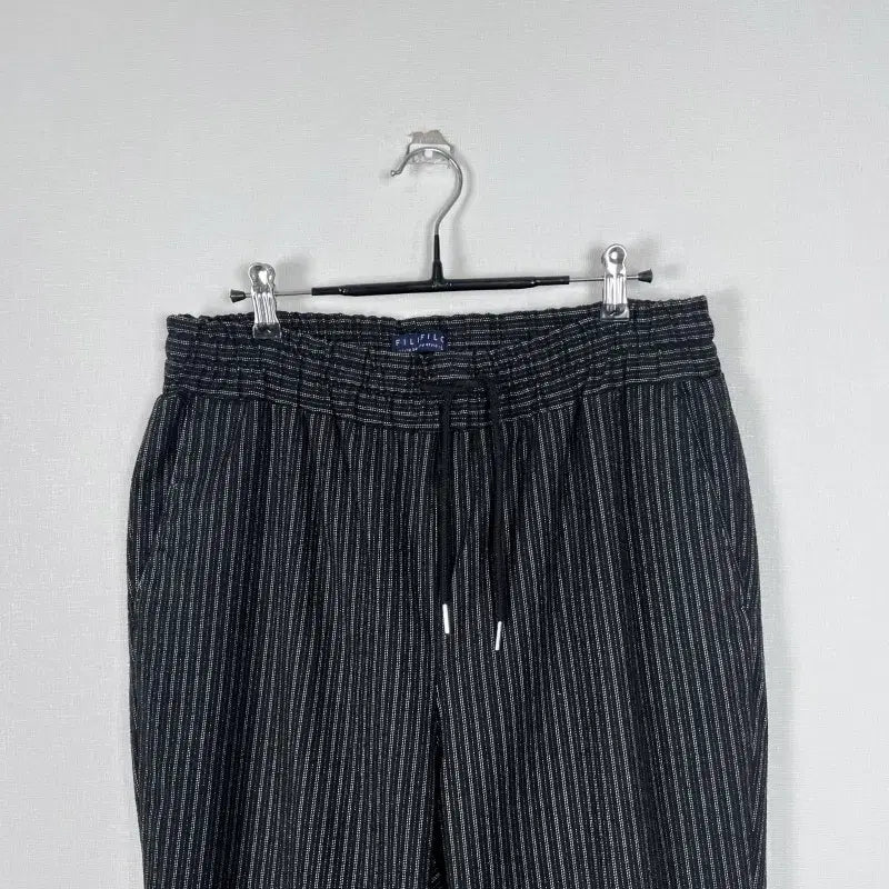 [BUNJANG] Raiden Striped Elastic Casual Pants (Men&