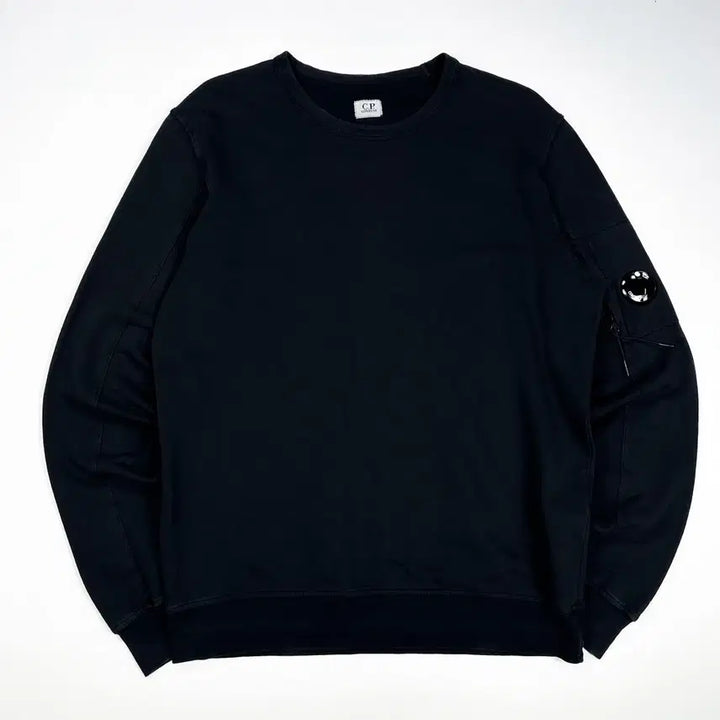 [SOLD OUT] (L) CP컴퍼니 베이직 와펜 슬리브 맨투맨 블랙