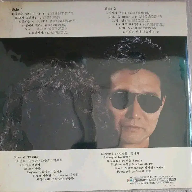 [BUNJANG] Jeong Hoon Hee &amp; Kim Tae Hwa 1989 Vinyl Record / 정훈희 김태화LP 89년 하나 음반 NM+