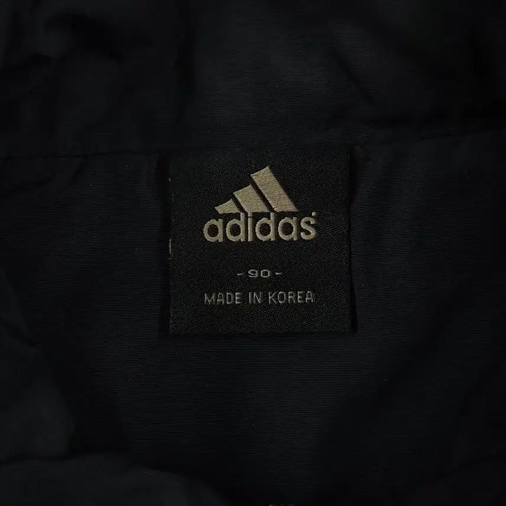 [BUNJANG] Adidas Black White Logo Climaproof Outdoor Jacket / 아디다스 블랙 화이트 로고 체스트포켓 클라이마프루프 고프코어 아웃도어 나