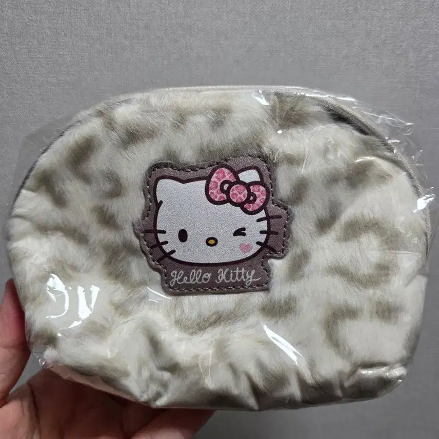 [BUNJANG] Aville Kitty Leopard Print Pouch / 아베일 키티 호피 파우치
