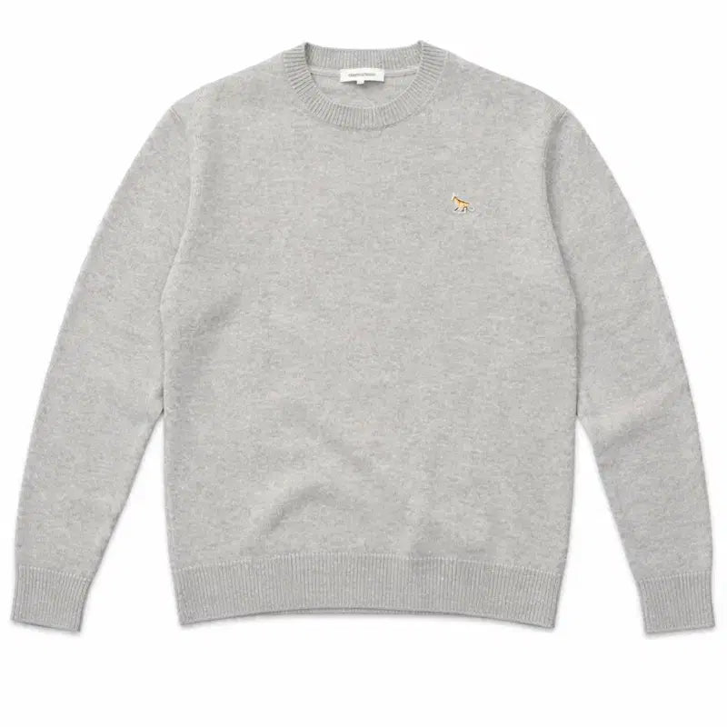 [BUNJANG] Maison Kitsune Fox Head Patch Knit Sweater / 메종키츠네 니트팝니다