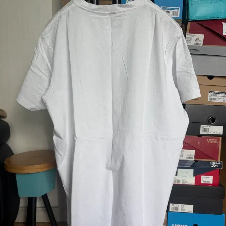 [BUNJANG] Deus Ex Machina Shield White T-shirt / [XXXL]데우스 엑스 마키나 쉴드 화이트 반팔 티셔츠