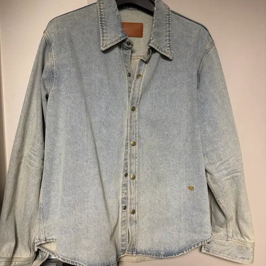 [BUNJANG] RECTO 24FW Jack Vintage Denim Shirt Set / 렉토 24FW 잭 빈티지 데님 셔츠 라이트 셋트