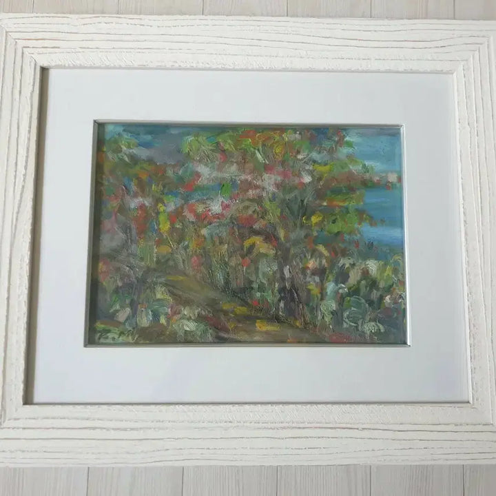 [BUNJANG] Unsigned Japanese Painter Abstract Oil Painting (No. 4) / 서정성 반추상 유화(4호)