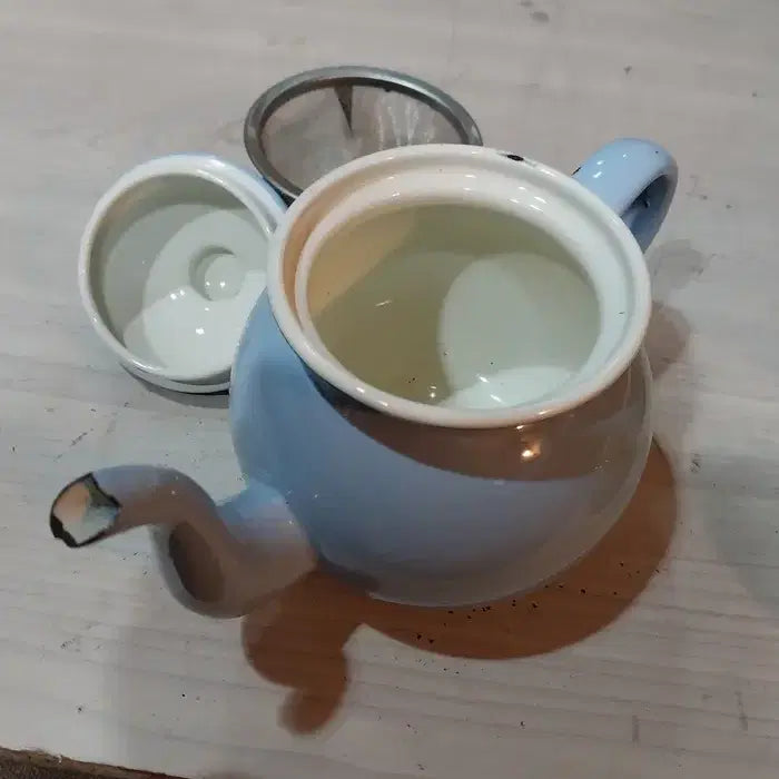 [BUNJANG] 1970s Japanese Enamel Teapot and Teacups Set / 1970 일본 법랑 찻주전자 외