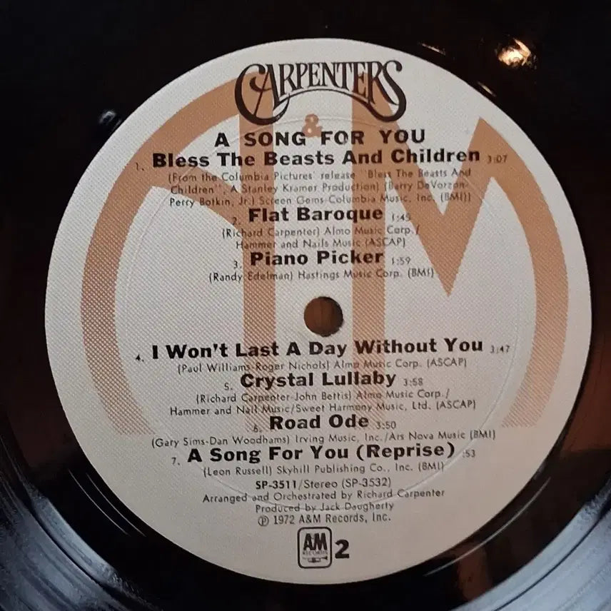 [SOLD OUT] 민트급 카펜터스 (CARPENTERS) LP  할인