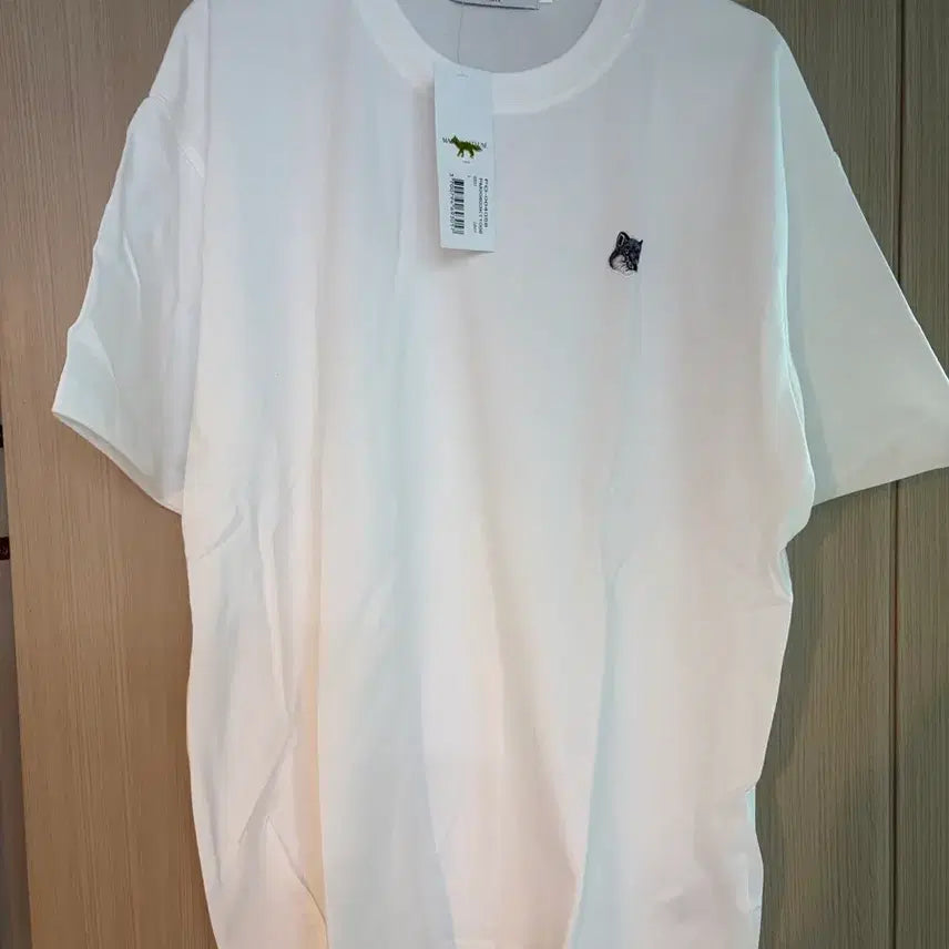 [BUNJANG] Maison Kitsune Style White Fox Short Sleeve T-shirt / 메종키츠네 스타일 폭스 반팔