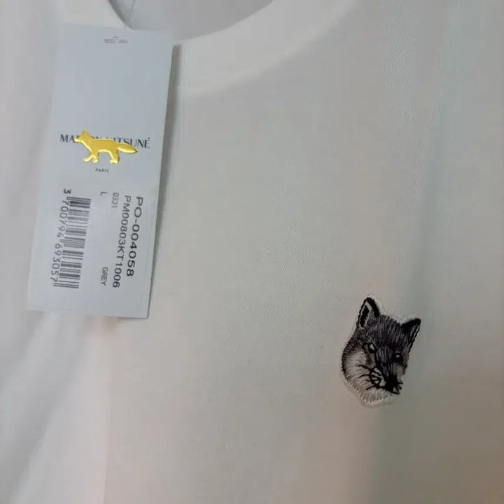 [BUNJANG] Maison Kitsune Style White Fox Short Sleeve T-shirt / 메종키츠네 스타일 폭스 반팔