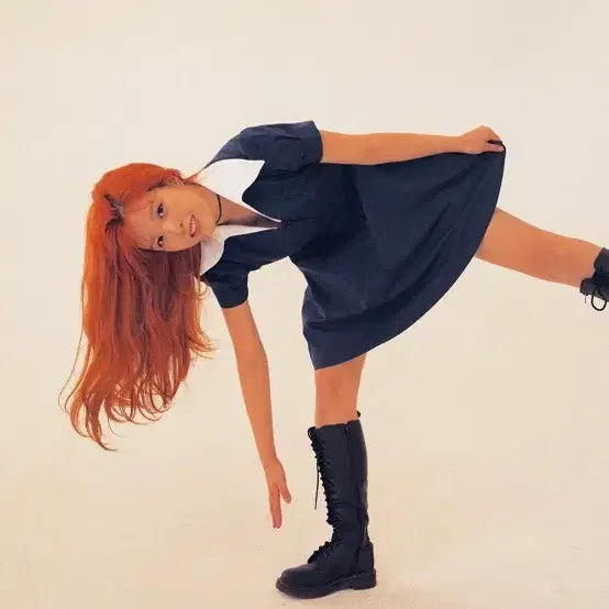 [BUNJANG] Rocka Kim Chung-ah Retro Midi Dress / rocka 김청아 로카 원피스 택 없는 새상품 레트로 일본 하이틴