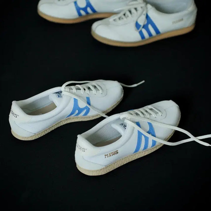 [BUNJANG] MATES Handball Classic White Sneakers / 마테스 MATES 핸드볼 클래식 화이트 41사이즈(260) 1회착 판매