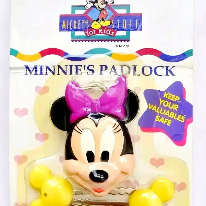 [BUNJANG] Disney Mini Mouse Lock / 미니마우스 열쇠, 디즈니 자물쇠, 미니마우스 자물쇠