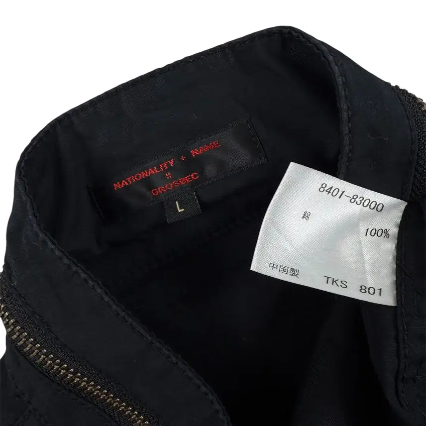 [SOLD OUT] nationality+name=grosbec 반팔 집업 자켓