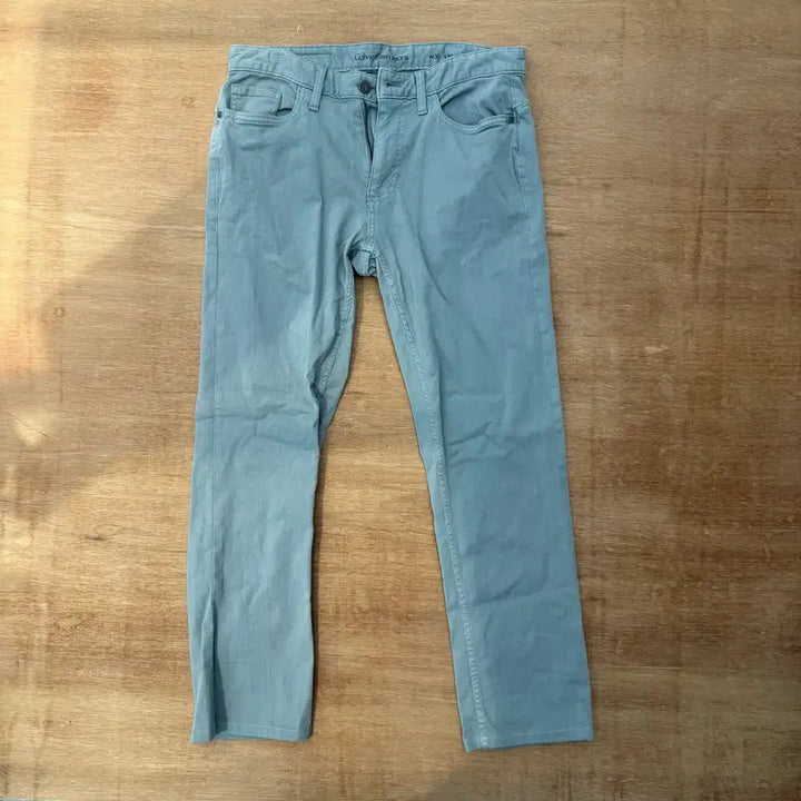 [BUNJANG] Calvin Klein Ice Blue Slim Fit Pants / Calvin Klein Ice Blue Slim Fit Pants