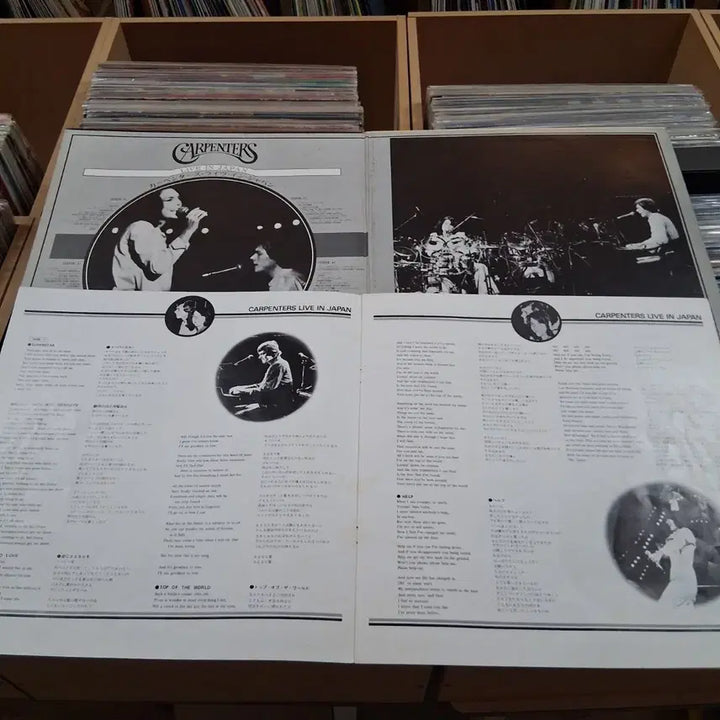 [SOLD OUT] 소장가치 카펜터즈 Live In Japan 더블 LP