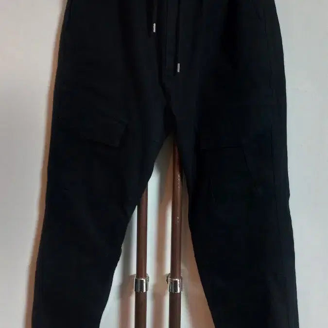 [BUNJANG] PEACOCK Black Cargo Joker Pants (Size 88) / PEACOCK 블랙 카고 조커바지 88