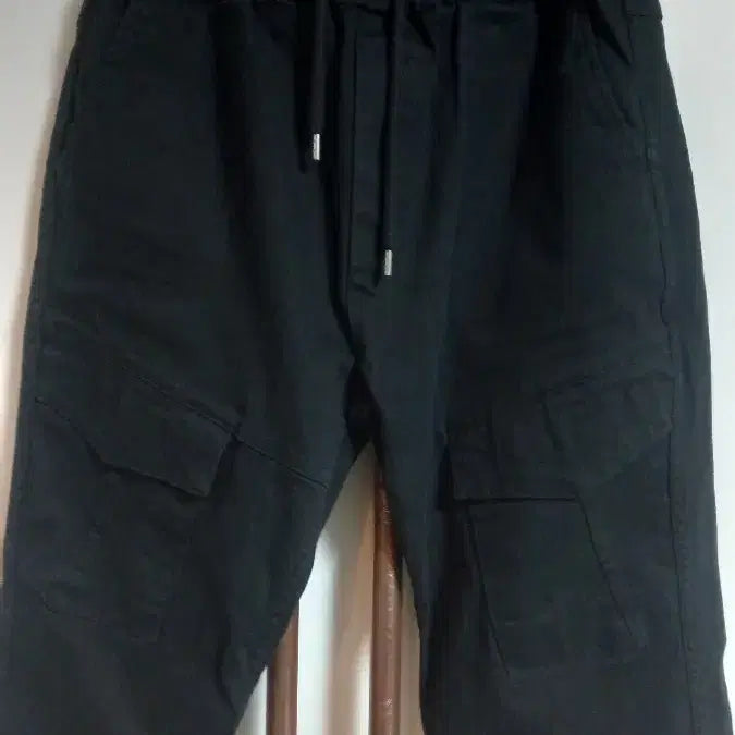 [BUNJANG] PEACOCK Black Cargo Joker Pants (Size 88) / PEACOCK 블랙 카고 조커바지 88