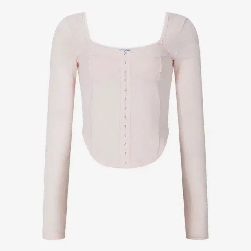[SOLD OUT] 플리즈노팔로우 조안 코르셋 탑 Joan Corset Long Sleeve