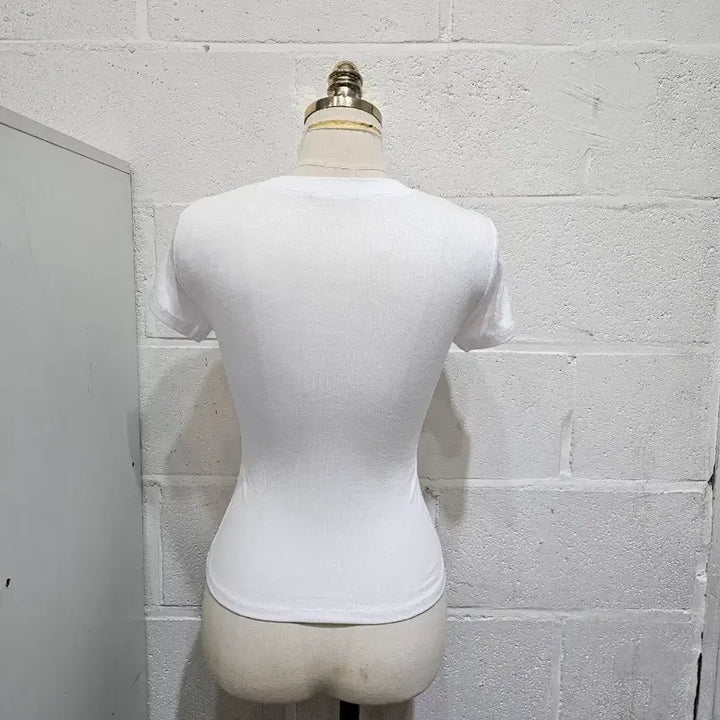 [SOLD OUT] 골지 라운드 반팔- 화이트