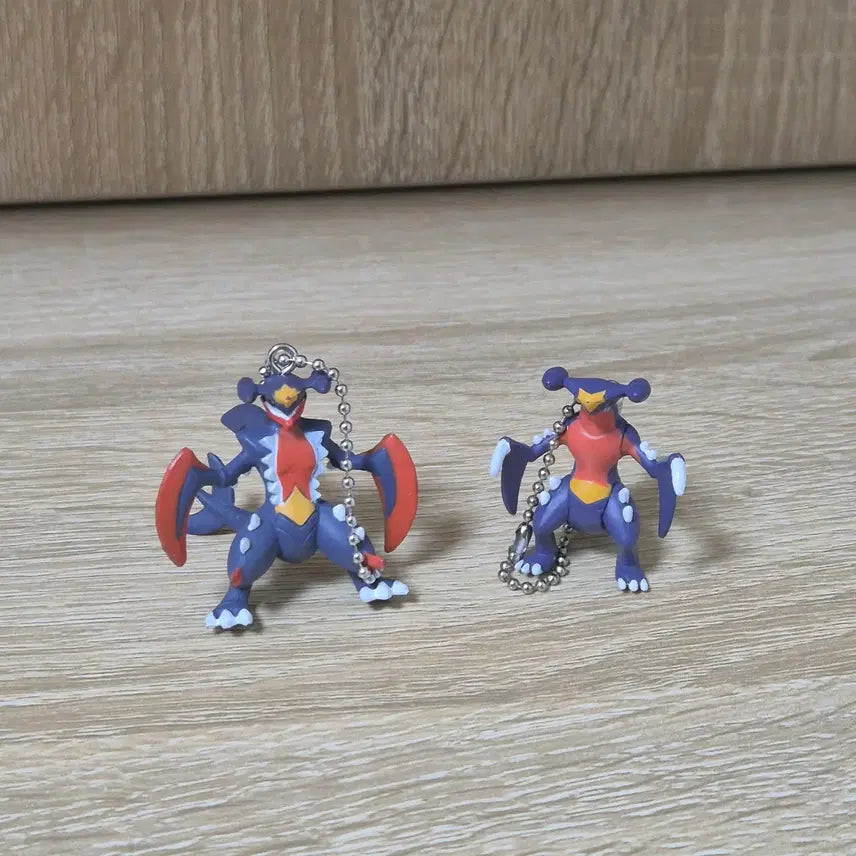 [BUNJANG] Pokemon Garchomp Mega Evolution Figure Strap Set / 급처) 포켓몬 피규어 스트랩 가챠 한카리아스 메가진화세트