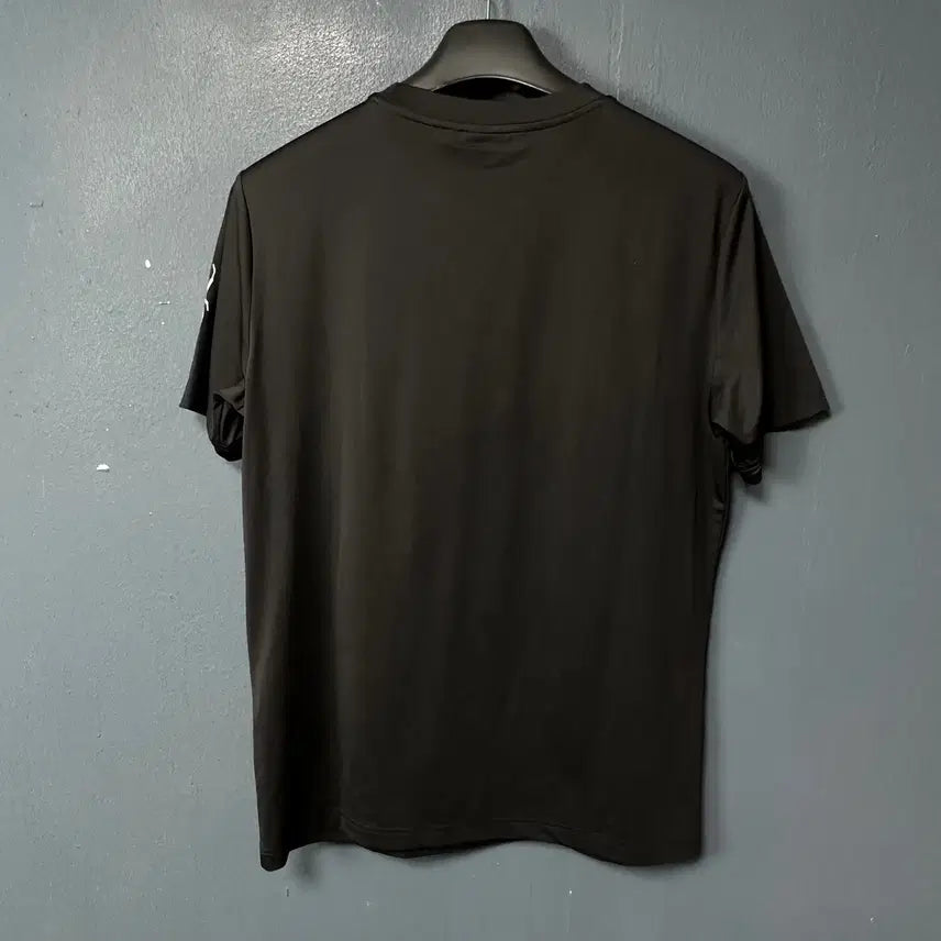 [SOLD OUT] L 스파이더 로고 블랙 트레이닝 반팔티