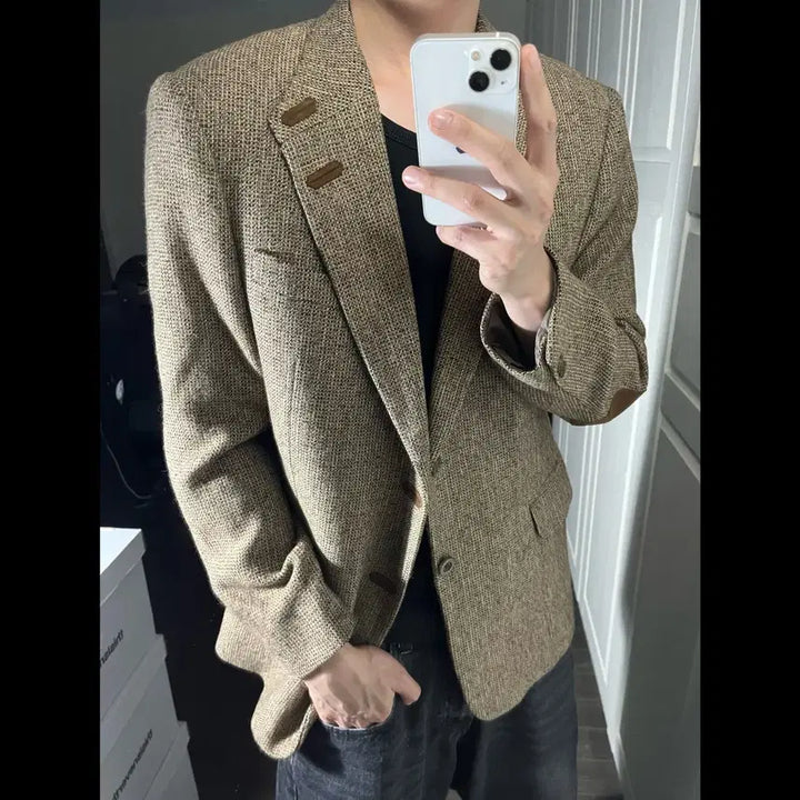 [BUNJANG] DAKS Cashmere Wool Blazer Jacket / [100] DAKS 닥스 캐시미어 울 모직 블레이저 자켓