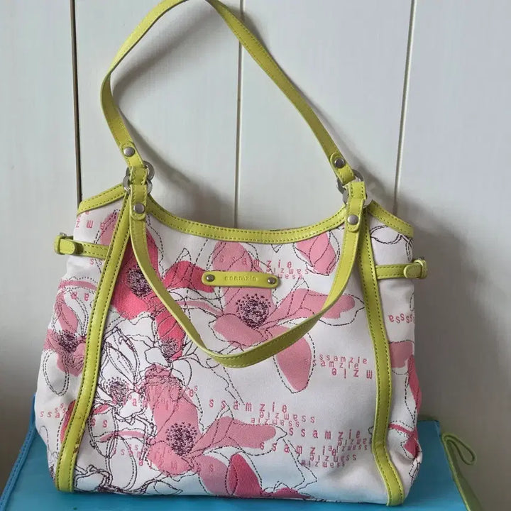 [SOLD OUT] (미사용) 플라워 패턴 패브릭 숄더백