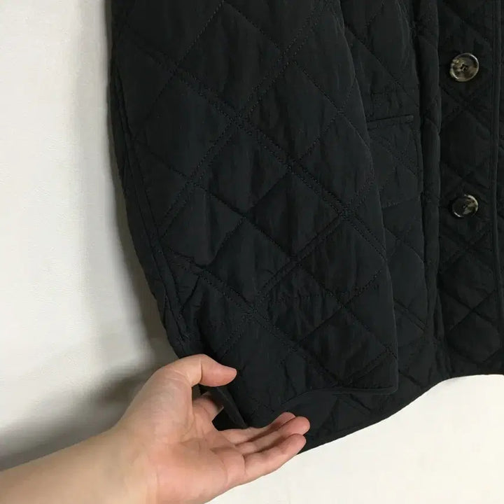 [BUNJANG] SYSTEM Black Quilted Jacket / SYSTEM 시스템 블랙 퀼팅 자켓