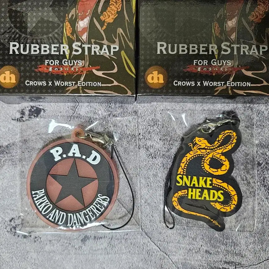 [SOLD OUT] 크로우즈 워스트 피규어 굿즈 러버스트랩 6종 풀세트 일괄판매
