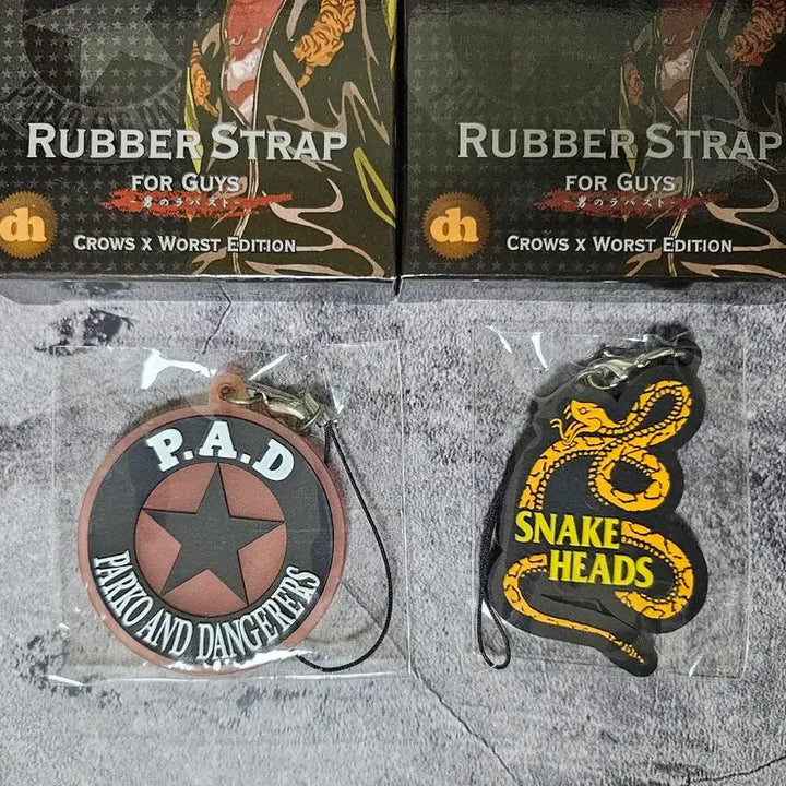 [SOLD OUT] 크로우즈 워스트 피규어 굿즈 러버스트랩 6종 풀세트 일괄판매