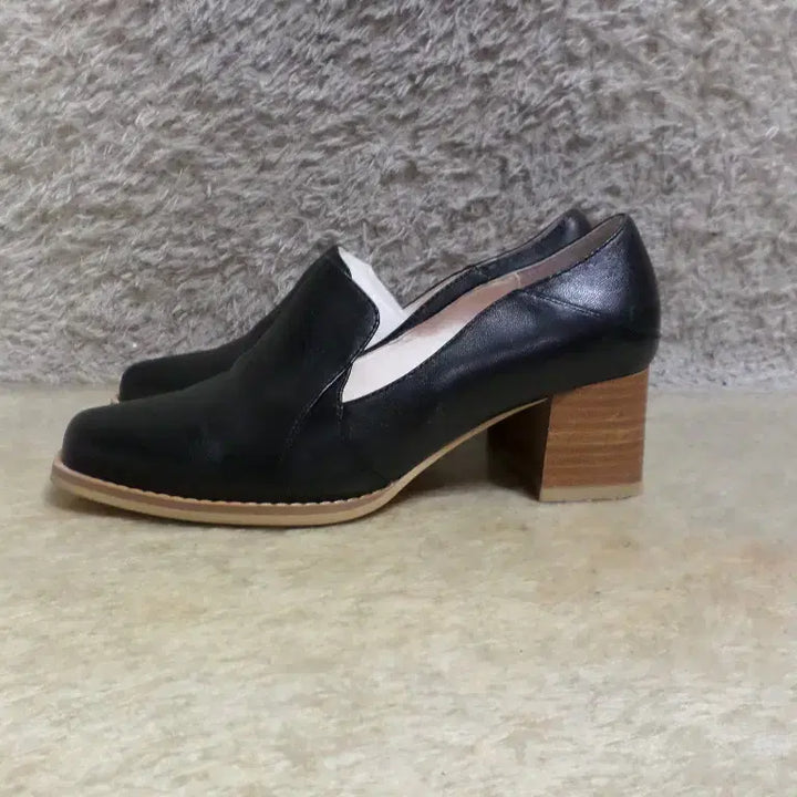 [BUNJANG] Veronica London Pumps Shoes Black / 후루룩구제 235 베로니카 런던 펌프스 구두 블랙 중고 신발 굽5