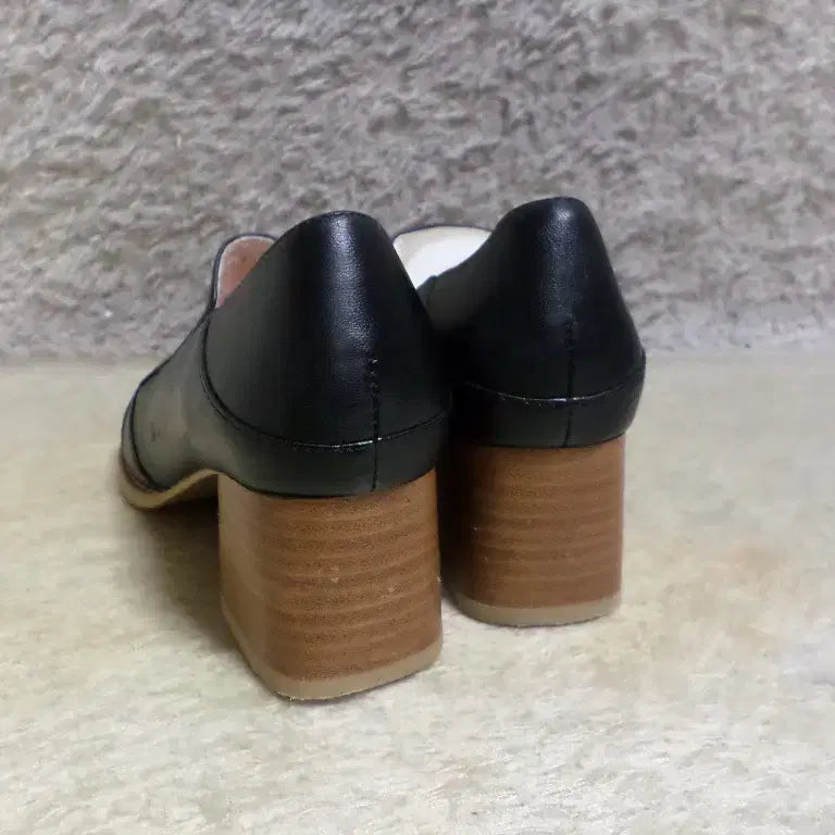 [BUNJANG] Veronica London Pumps Shoes Black / 후루룩구제 235 베로니카 런던 펌프스 구두 블랙 중고 신발 굽5