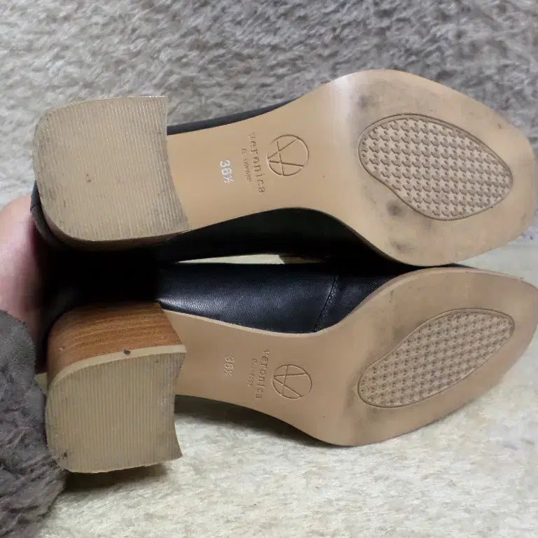 [BUNJANG] Veronica London Pumps Shoes Black / 후루룩구제 235 베로니카 런던 펌프스 구두 블랙 중고 신발 굽5