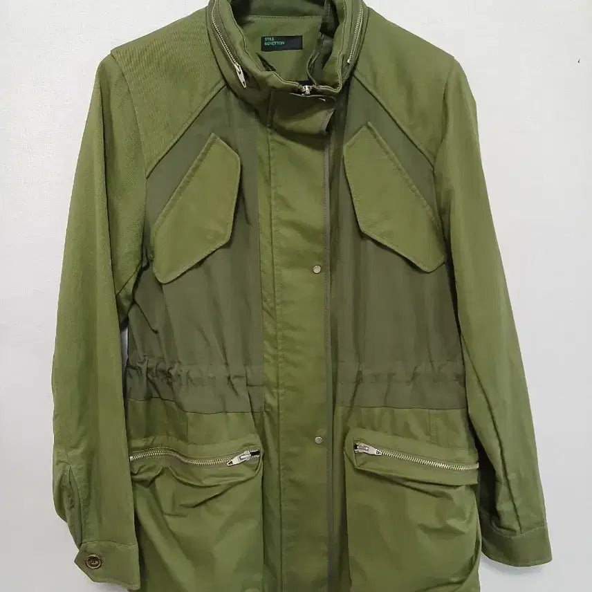 [BUNJANG] Benetton Khaki Field Jacket / 베네통 카키색 야상 점퍼