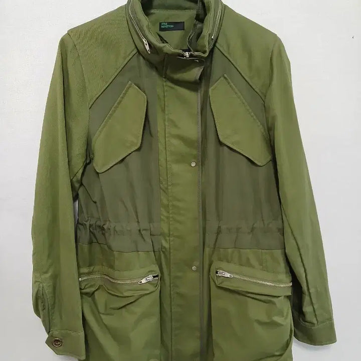 [BUNJANG] Benetton Khaki Field Jacket / 베네통 카키색 야상 점퍼