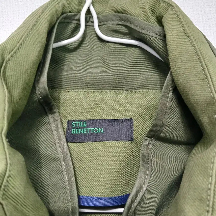 [BUNJANG] Benetton Khaki Field Jacket / 베네통 카키색 야상 점퍼