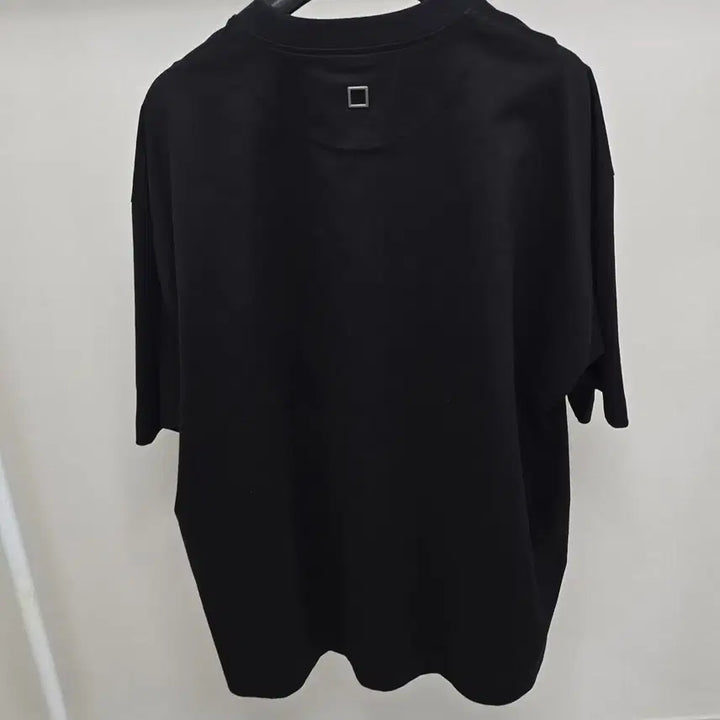 [BUNJANG] Wooyoungmi Logo Cotton Oversized T-shirt (Black) / 25ss 우영미 로고 코튼 오버핏 반팔 티셔츠 50사이즈 블랙