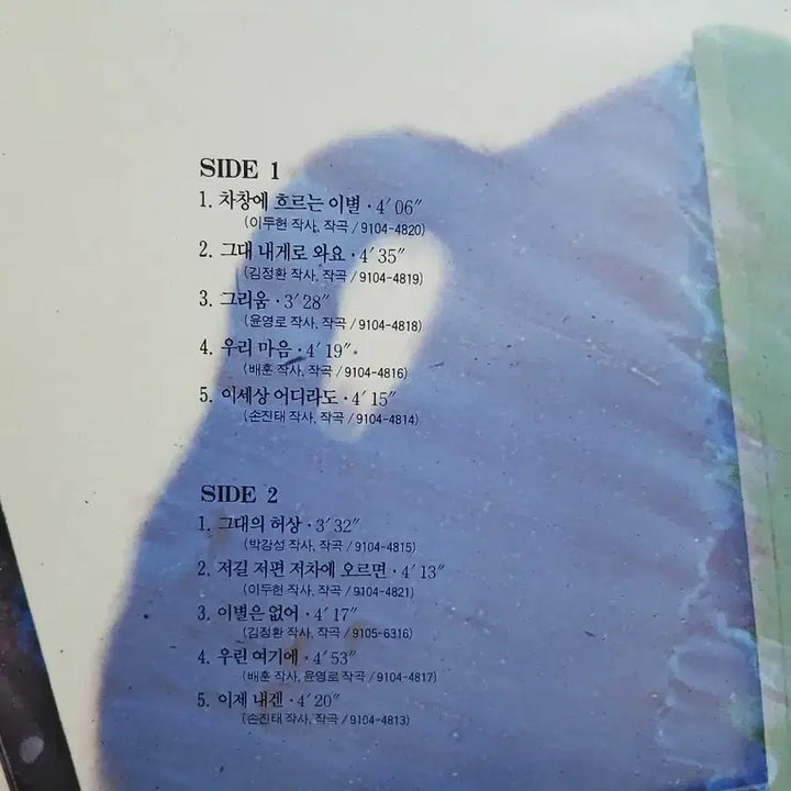 [BUNJANG] You Ik Jong Volume 3 Farewell Flowing on the Window LP / 유익종 3집 차창에 흐르는 이별 LP