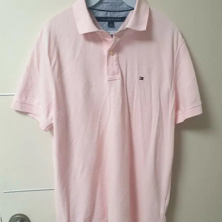 [SOLD OUT] [여성] 타미힐피거 핑크색 반팔 폴로티셔츠