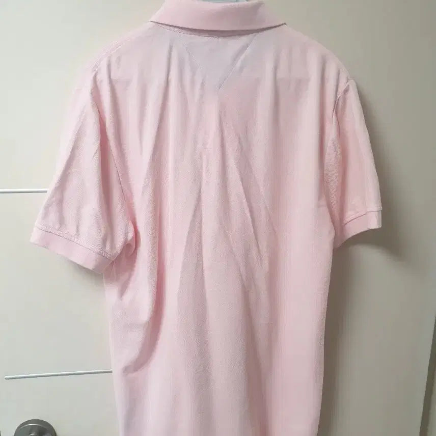 [SOLD OUT] [여성] 타미힐피거 핑크색 반팔 폴로티셔츠