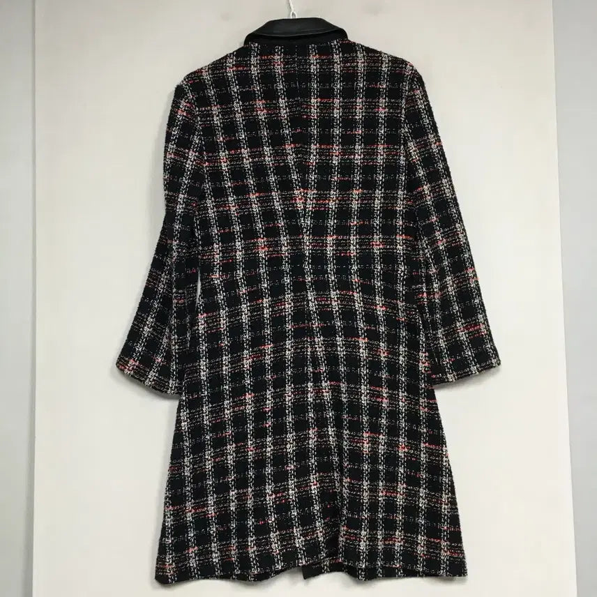 [BUNJANG] MAJE Tweed Dress with Leather Detail / MAJE 마쥬 레더라인 트위드 원피스 40