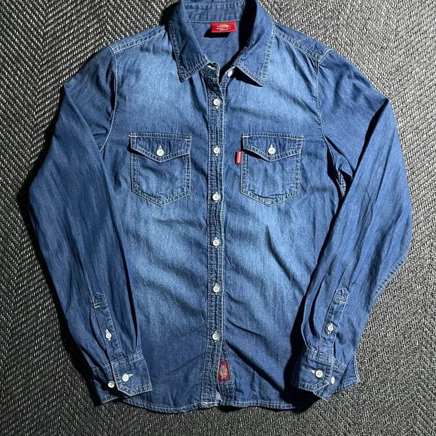 [BUNJANG] DICKIES Denim Shirt / [S] DICKIES 디키즈 데님 셔츠