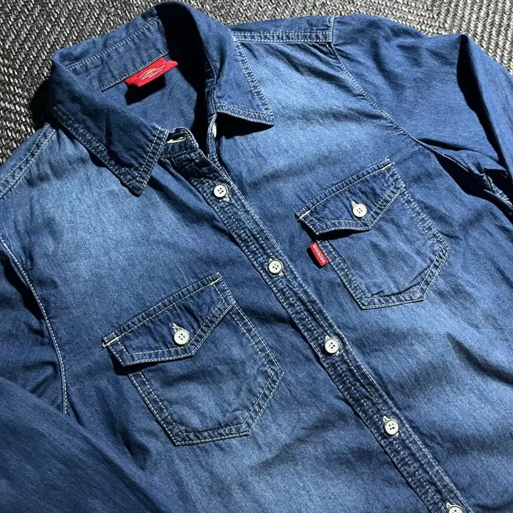 [BUNJANG] DICKIES Denim Shirt / [S] DICKIES 디키즈 데님 셔츠